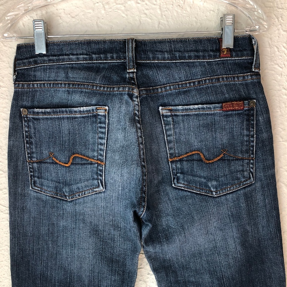 7 for all Mankind Bootcut Jeans Detroit Crease 27
